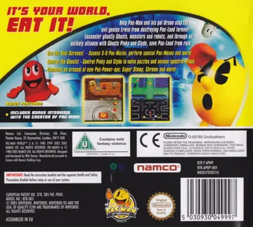 Pac-Man World 3 (USA) box cover back